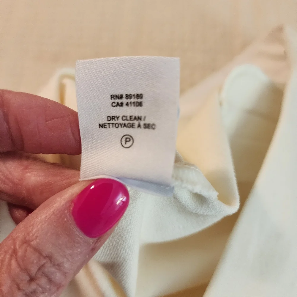 Derek Lam IO Crosby Cream Flare Pants $365 Old Money Quiet Luxury Sz 20 NWT - Picture 15 of 15